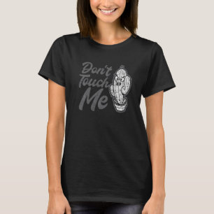 T-shirt Ne me touchez pas Femmes Mens Cactus Joli Jardin P