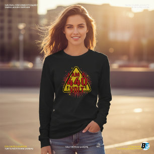 T-shirt "Ne me touchez pas – Je suis une tension de 440 vo
