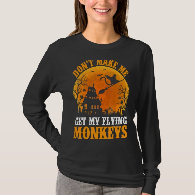 T-shirt Ne m'oblige pas à payer mes frais d'Halloween pour (Devant)
