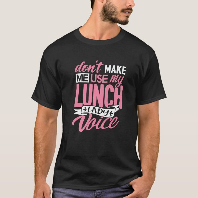 T-shirt Ne m'oblige pas à utiliser le café de l'école Lady (Devant)