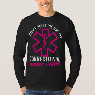 T-shirt ne m'oblige pas à utiliser l'infirmière de correct
