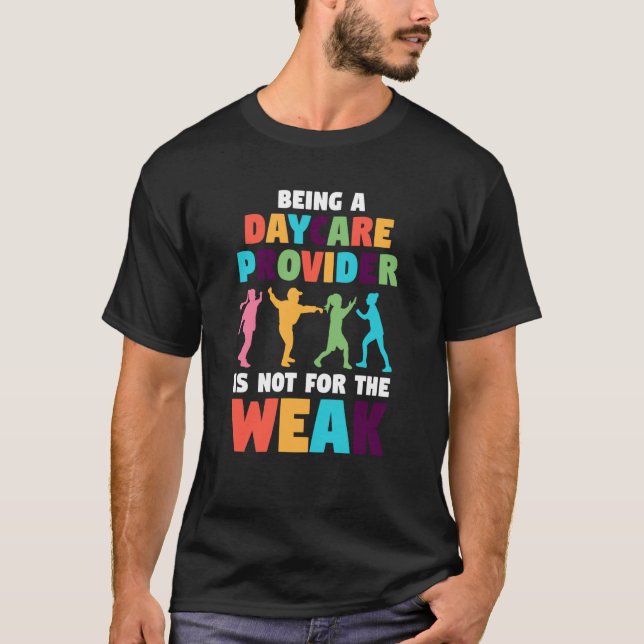T-shirt ne m'oblige pas à utiliser ma garderie proider voi (Devant)