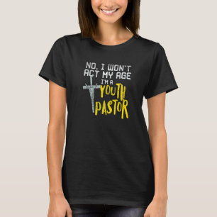 T-shirt Ne m'oblige pas à utiliser ma voix de pasteur jeun