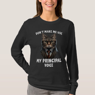 T-shirt Ne m'oblige pas à utiliser ma voix principale prin