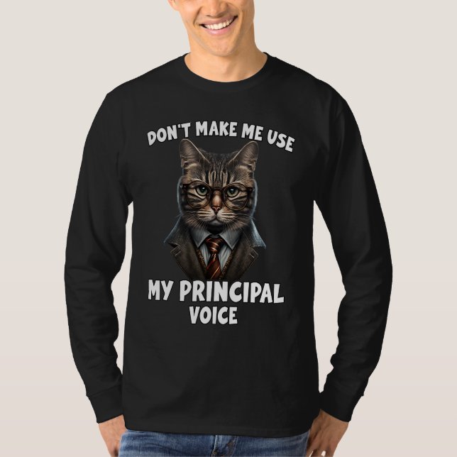 T-shirt Ne m'oblige pas à utiliser ma voix principale prin (Devant)