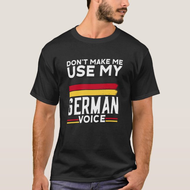 T-shirt Ne m'oblige pas à utiliser mon professeur de langu (Devant)