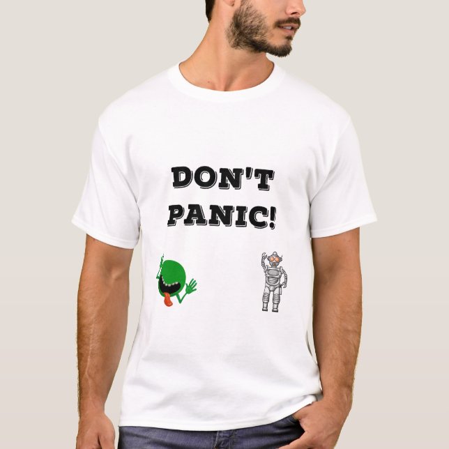 T-shirt Ne paniquez pas (Devant)