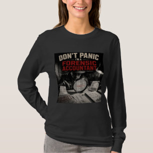 T-shirt Ne paniquez pas, je suis un détective comptable ju