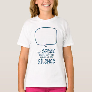T-shirt Ne Parle Pas