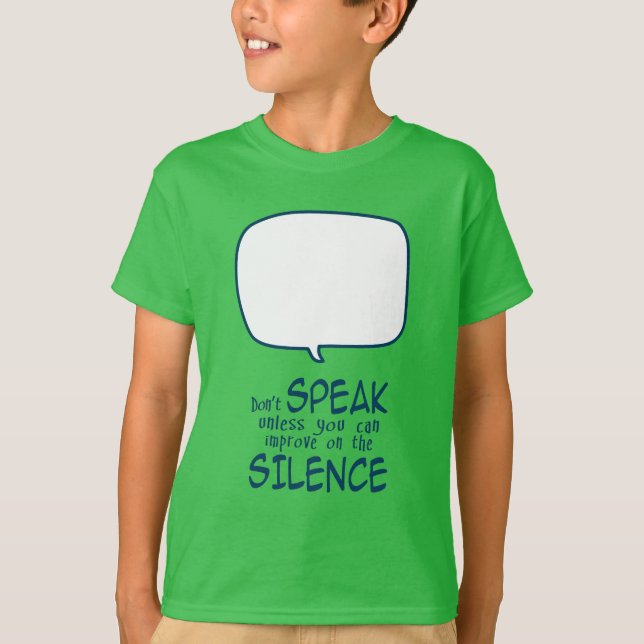 T-shirt Ne Parle Pas (Devant)