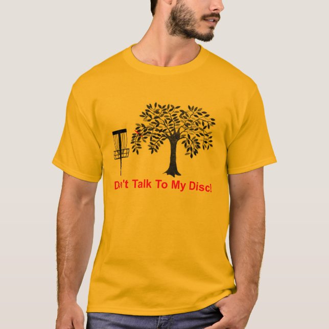 T-shirt Ne parlez pas à mon disque (Devant)