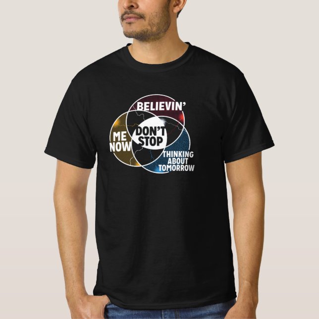 T-shirt Ne pas arrêter le diagramme de Venn (Devant)