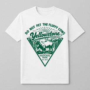 T-shirt Ne Pas Atteindre Les Vaches Fluffantes - Yellowsto
