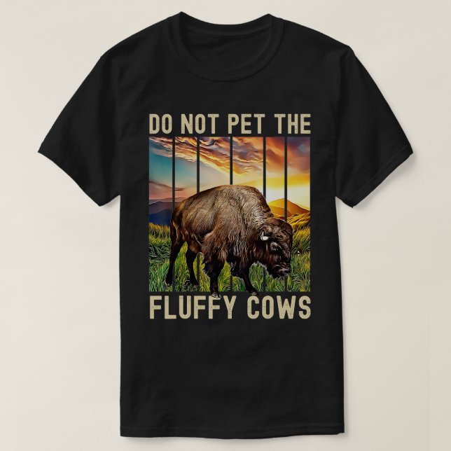 T-shirt Ne Pas Attirer Les Vaches Fluffantes (Design devant)