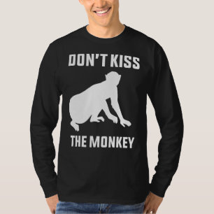 T-shirt Ne pas baiser la varicelle singe