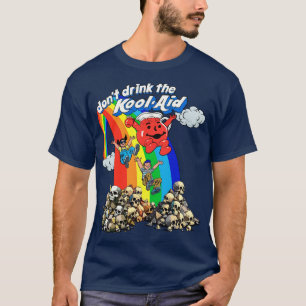 T-shirt Ne pas boire Le KoolAid Retro Psychedelic Design 1