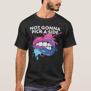 T-shirt Ne pas choisir un côté Bisexuel Fierté Bisexualité