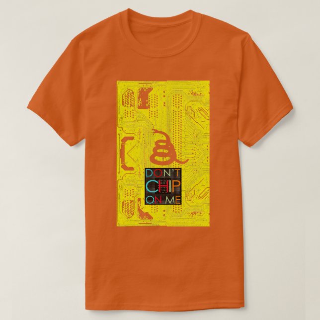 T-shirt Ne pas cocher sur moi (Design devant)