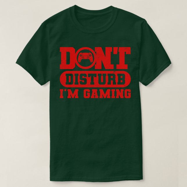 T-shirt Ne pas déranger Im Jeu (Design devant)