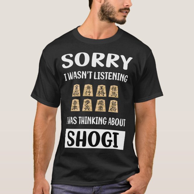 T-shirt Ne pas écouter le Shogi (Devant)