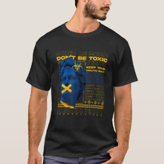 T-shirt Ne pas être toxique Biodanger Vaporwave esthétique