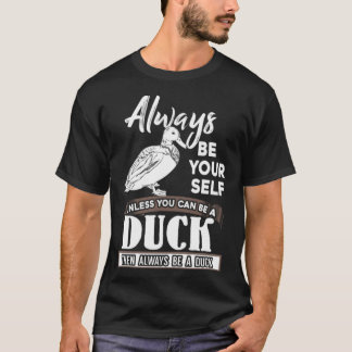 T-shirt Ne pas être un Duck Idea labos labrador print