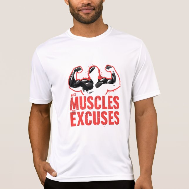 T-shirt Ne pas exposer les muscles (Devant)
