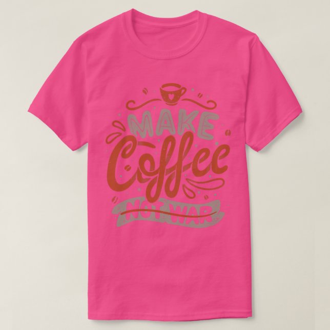T-shirt Ne pas faire de café par Tobe Fonseca (Design devant)