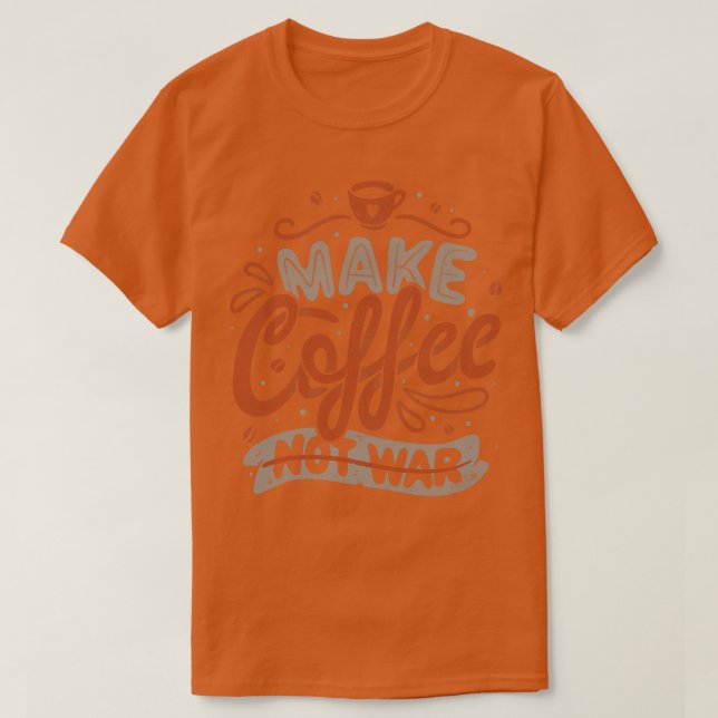 T-shirt Ne pas faire de café par Tobe Fonseca (Design devant)