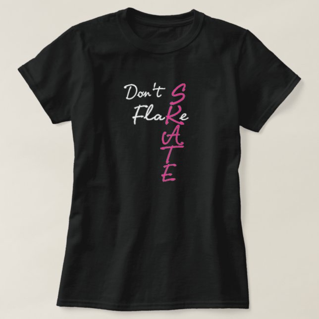 T-shirt Ne pas Flake Skate (Design devant)
