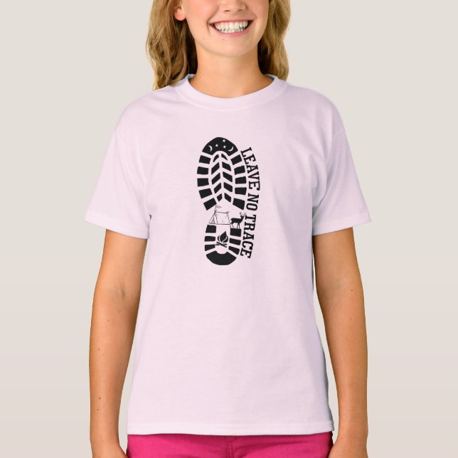 T-shirt Ne pas laisser de trace (Devant)