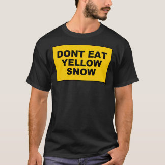 T-shirt NE PAS MANGER Sticker JAUNE À NEIGE.png
