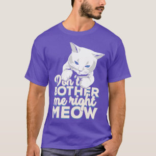 T-shirt Ne pas me confondre droit Meow Chat propriétaire c