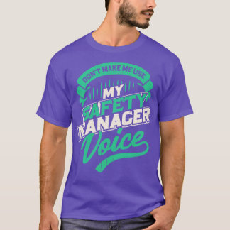 T-shirt Ne pas m'obliger à utiliser ma voix du Gestionnair