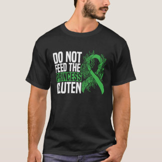 T-shirt Ne Pas Nourrir La Princesse Gluten Alimentation Al