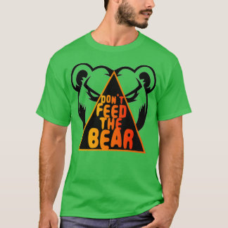 T-shirt Ne pas nourrir l'ours Triblend