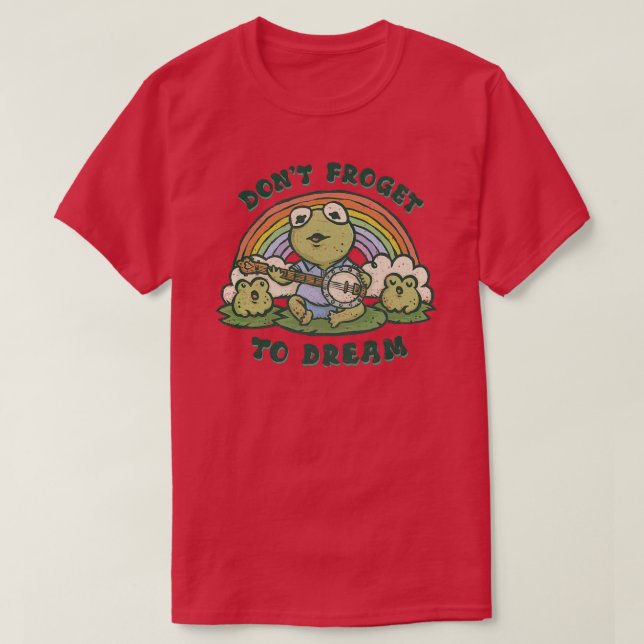 T-shirt Ne pas oublier de rêver (Design devant)