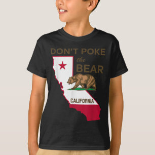 T-shirt Ne pas prendre l’ours en Californie
