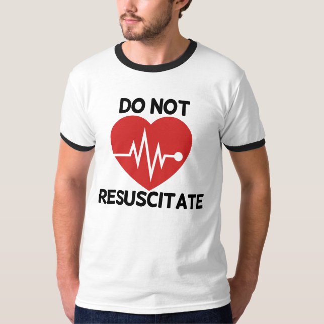 T-shirt Ne pas ressusciter (Devant)