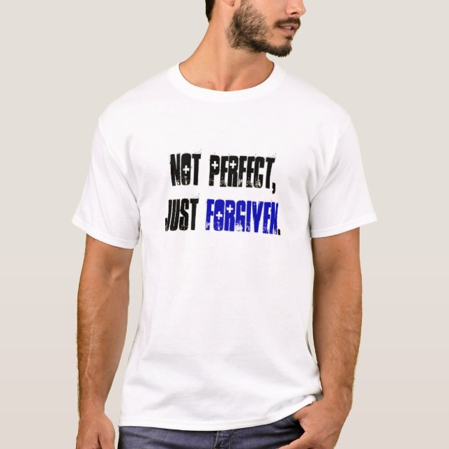 T-shirt Ne pas se perfectionner, juste indulgent le (Devant)