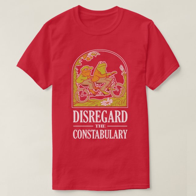 T-shirt Ne Pas Tenir Compte De La Police (Design devant)