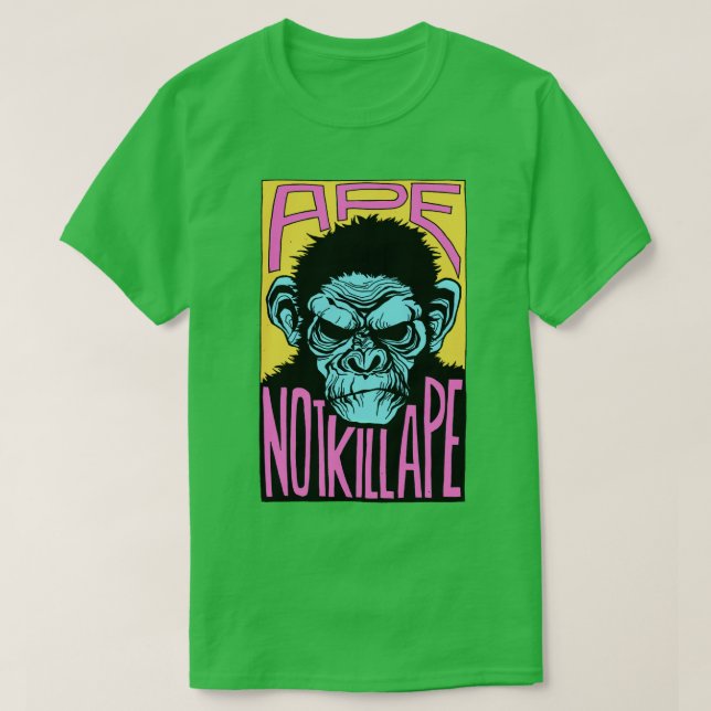 T-shirt Ne pas tuer Ape (Design devant)