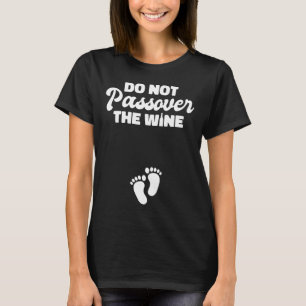 T-shirt Ne Passez Pas À La Faire-part De Grossesse De Vins