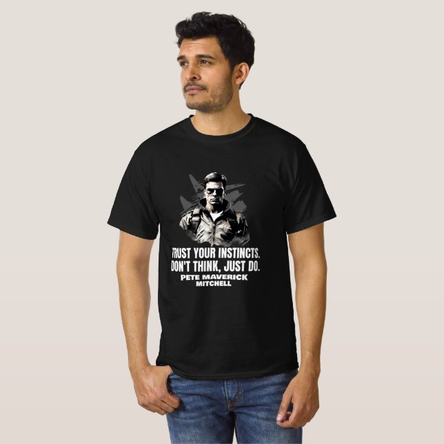 T-shirt Ne pense pas, fais-le. (Devant entier)