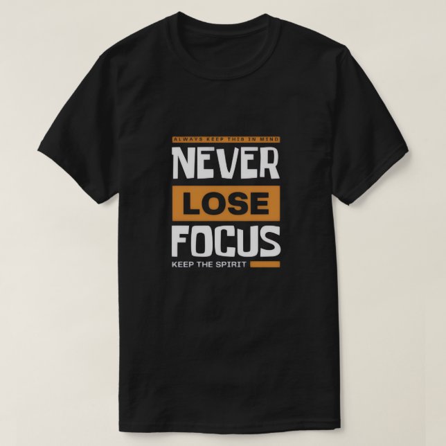 T-shirt Ne perds jamais le cap (Design devant)