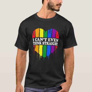 T-shirt Ne peut même pas penser droit Lgbt Trans Gay Lgbtq