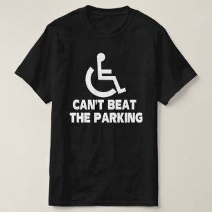 T-shirt ne peut pas battre le fauteuil roulant du handicap