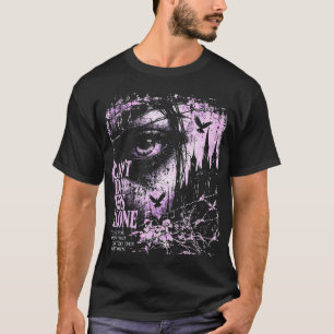 T-shirt NE PEUT PAS FAIRE CECI SEUL — Violet Gothic Eye