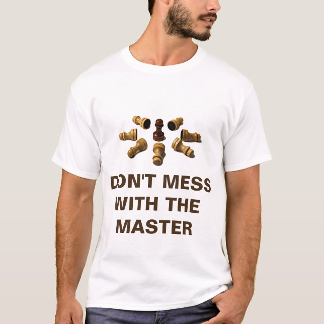 T-shirt Ne pique pas avec le maître (Devant)