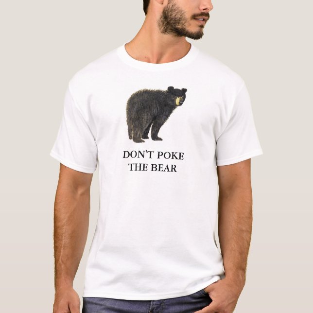 T-shirt Ne pique pas l'ours (Devant)
